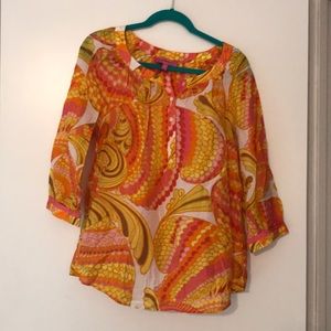 Like new Trina Turk for banana republic blouse